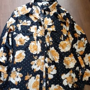 Womens Button Up Top